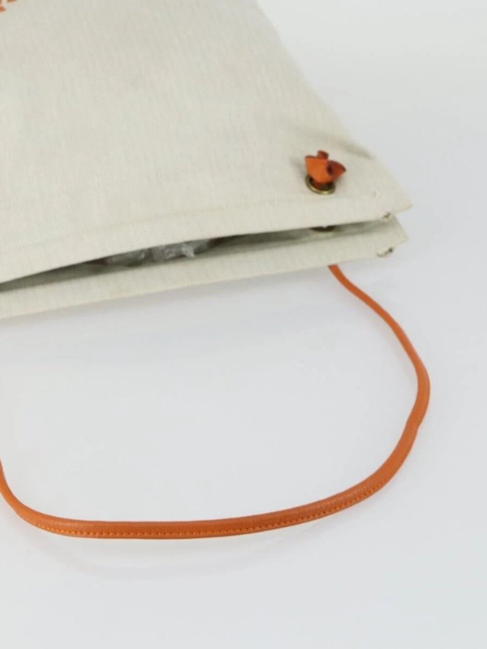 HERMES Aline PM Shoulder Bag Cotton Beige Gold Auth 161728 - Picture 8 of 16